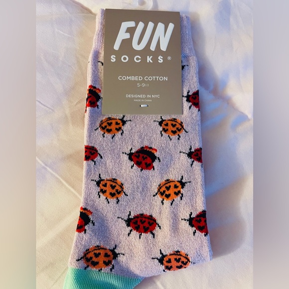 FUN Socks Accessories - 2/$10❤️Ladybug FUN Socks